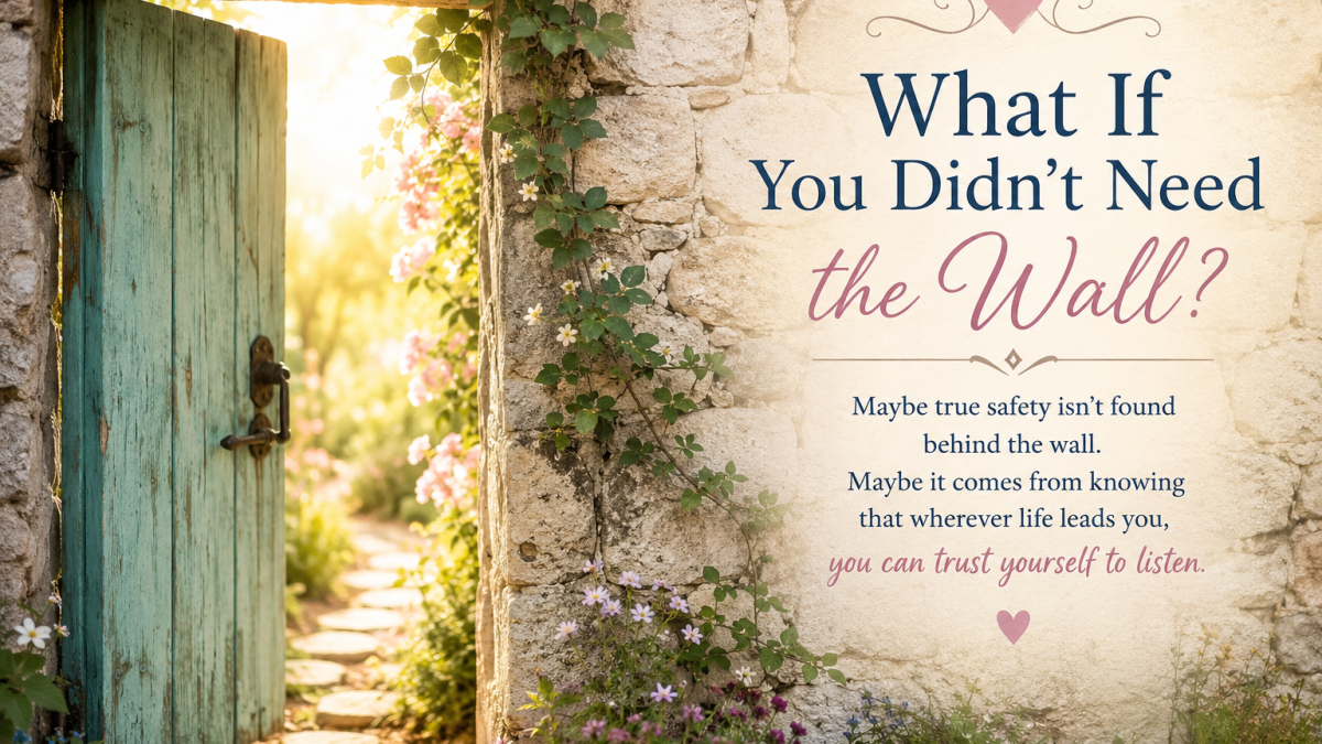 What If You Didn't Need the Wall? | Trusting Your Inner Guidance