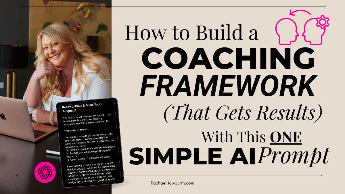 How to Build a Coaching Framework (That Gets Results) With This ONE ...