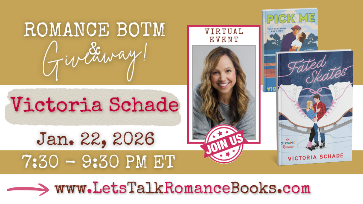 VIRTUAL EVENT: Romance BOTM & Giveaway with Victoria Schade!