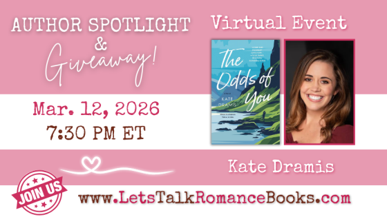 VIRTUAL EVENT: Romance BOTM & Giveaway with Kate Dramis!