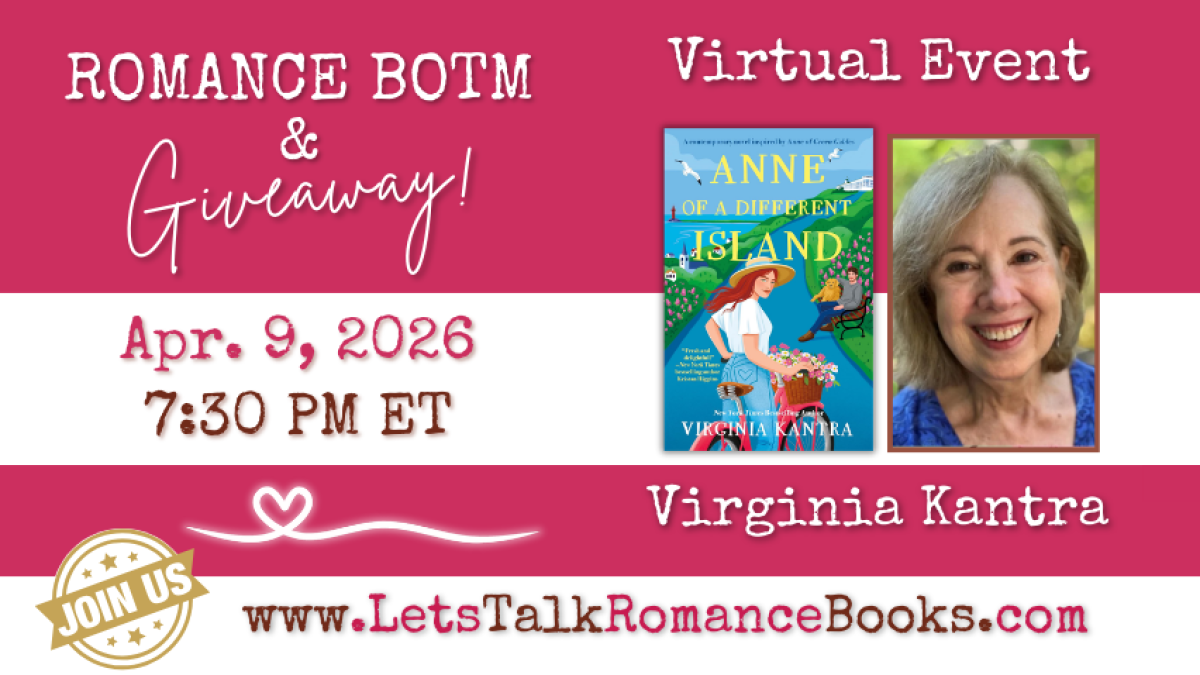 VIRTUAL EVENT: Romance BOTM & Giveaway with Virginia Kantra!