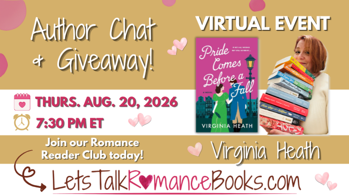VIRTUAL EVENT: Author Chat & Giveaway with Virginia Heath