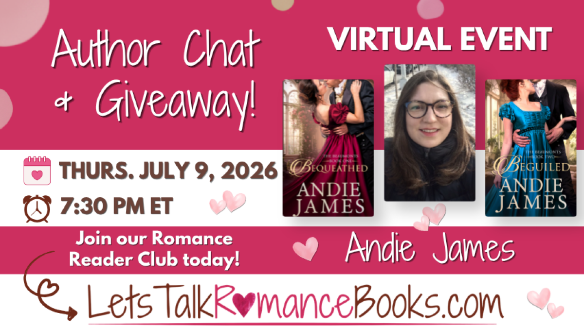 VIRTUAL EVENT: Author Chat & Giveaway with Andie James!