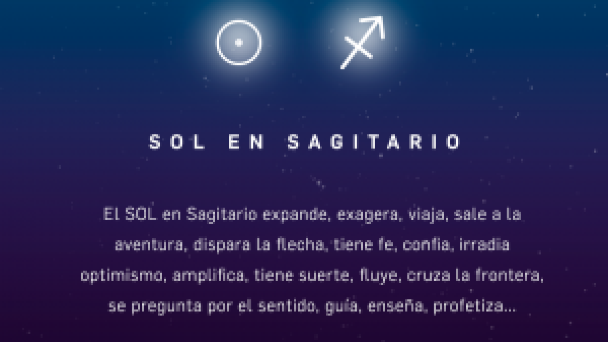 SOL EN SAGITARIO
