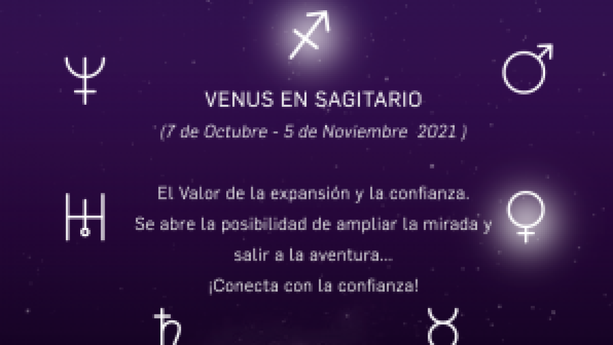 VENUS EN SAGITARIO