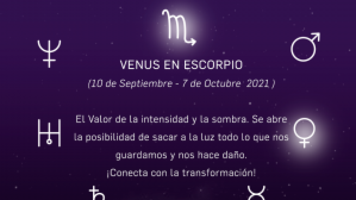 VENUS EN ESCORPIO