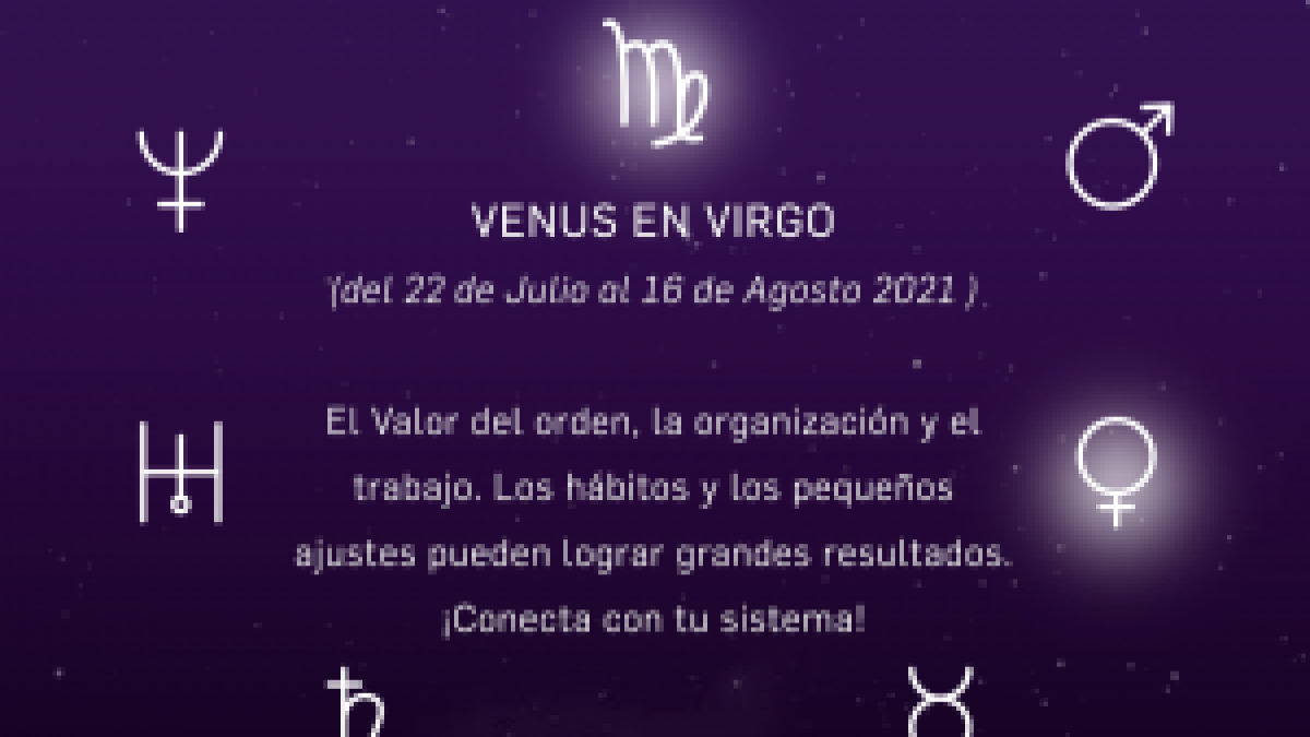 VENUS EN VIRGO