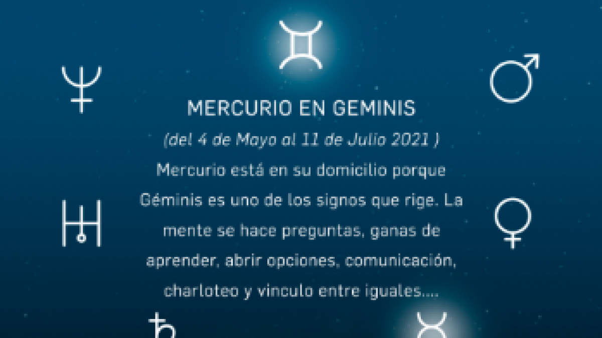 MERCURIO EN GEMINIS