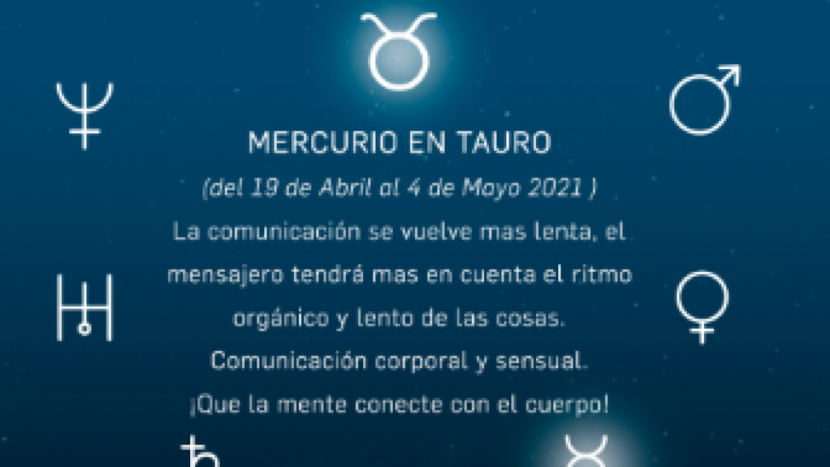 MERCURIO EN TAURO