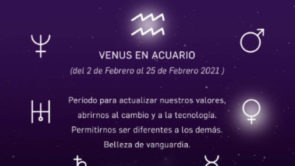 VENUS EN ACUARIO