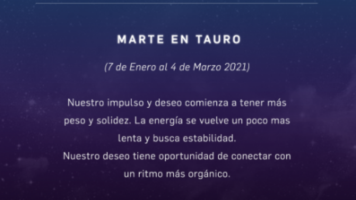 MARTE EN TAURO
