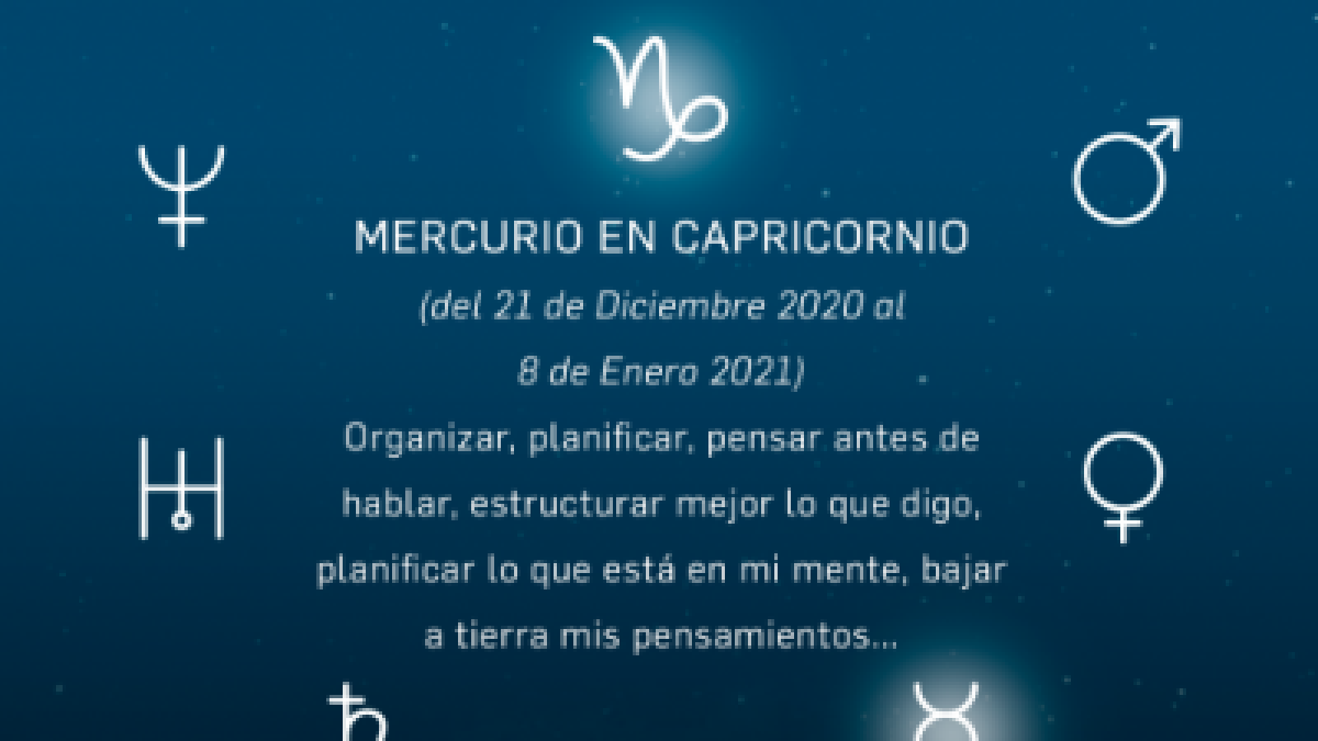 MERCURIO EN CAPRICORNIO