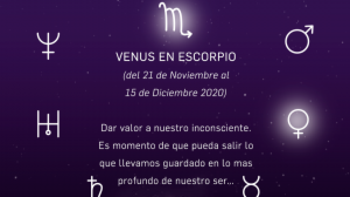VENUS EN ESCORPIO
