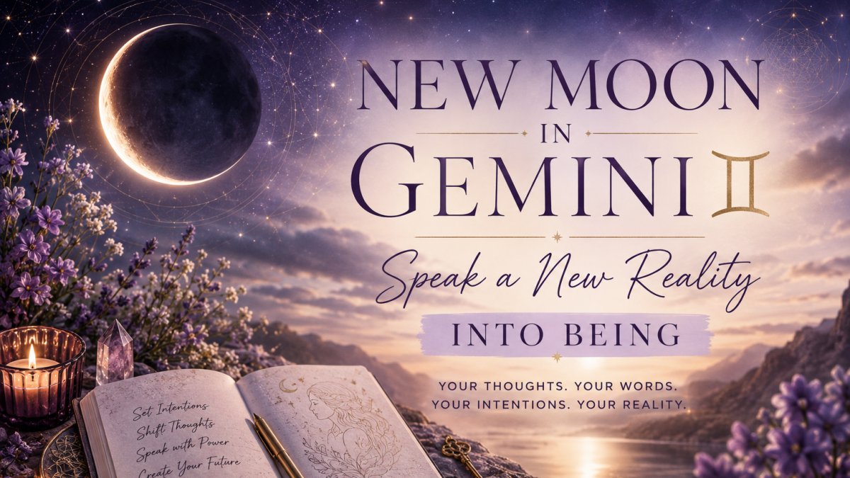 New Moon in Gemini: Speak a New Reality Into Being