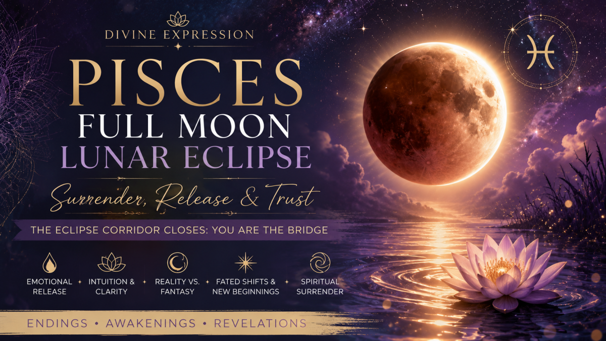 Pisces Full Moon Lunar Eclipse 2026: Spiritual Meaning & Release