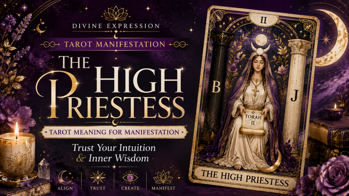 The High Priestess Tarot Meaning for Manifestation: Trust Your Intuition