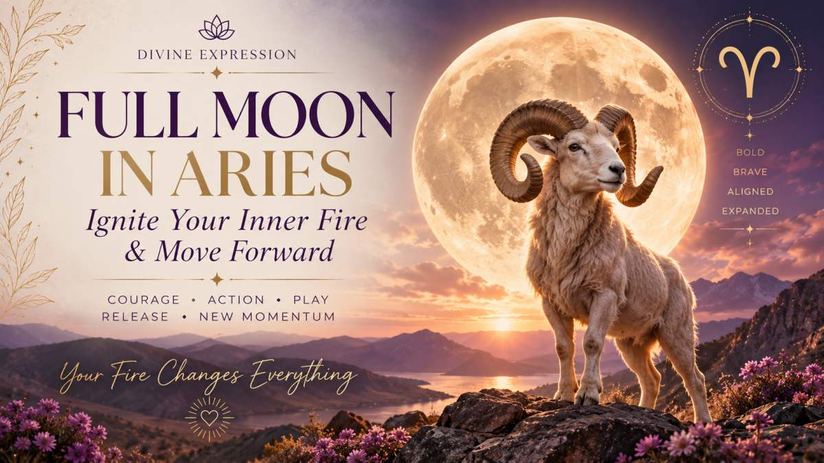 Full Moon in Aries: Spiritual Meaning, Fire Ritual & Journal Prompts