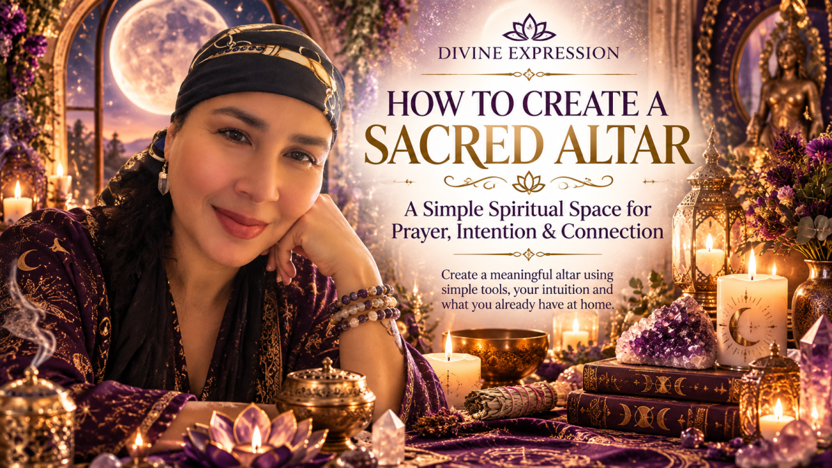 How to Create a Sacred Altar: A Simple Spiritual Space for Prayer, Intention & Connection