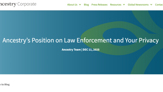 Ancestry tar tydligare ställning FÖR familjehistoria