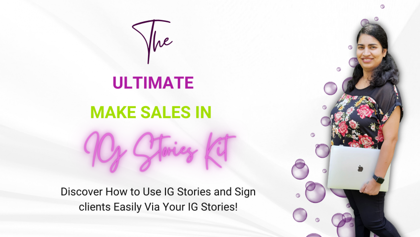 The Ultimate Make Sales in IG Stories Kit