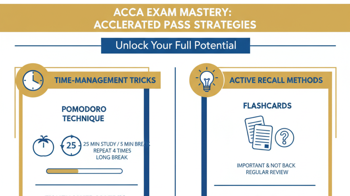 Master Efficient Time Management and Active Recall Methods to Pass the ACCA Exam Faster