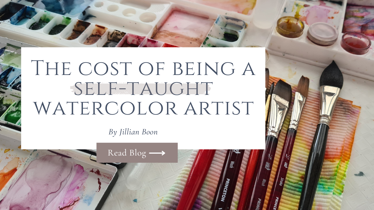 The cost of being a selftaught watercolor artist