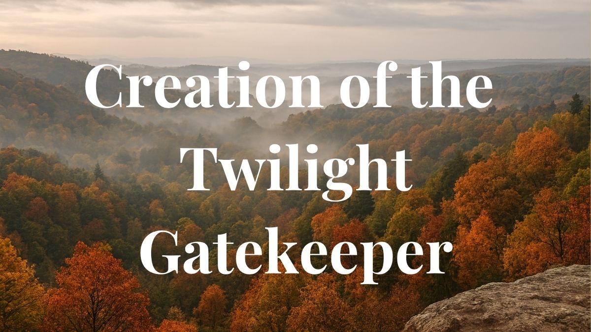 Twilight Gatekeeper | Woodland Fox Art & Western Guardian