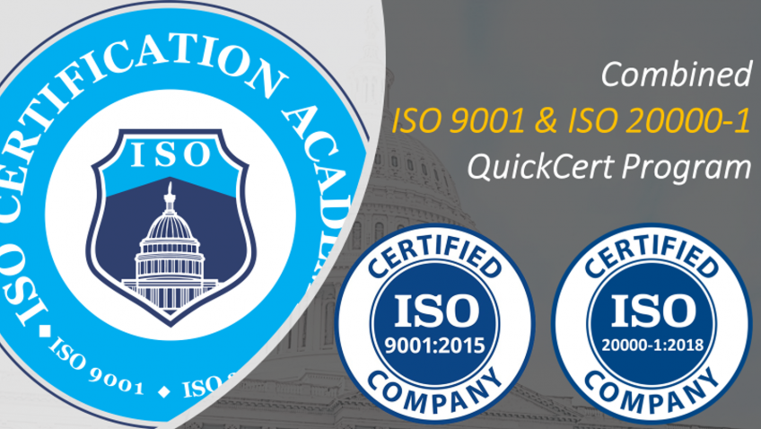 Combined ISO 9001 & ISO 20000-1 QuickCert Program