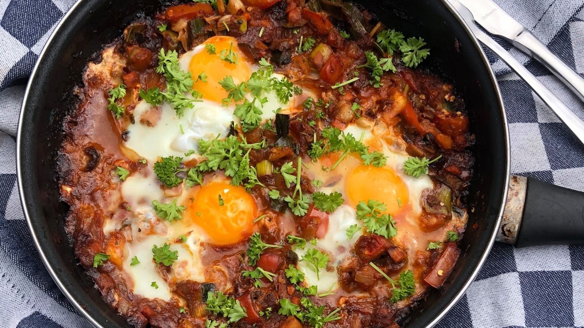 Het hele eieren eten ....