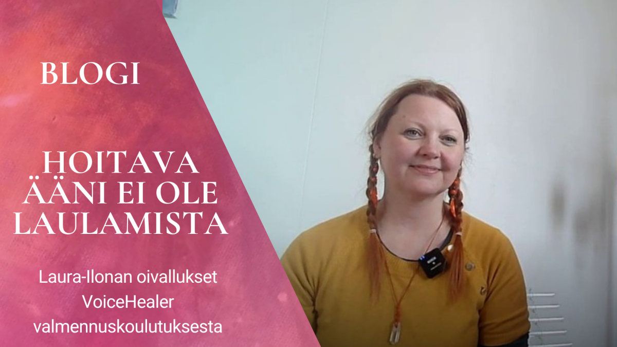 Hoitava ääni ei ole laulamista