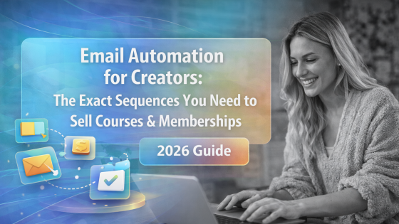 Email Automation for Creators: The Exact Sequences You Need to Sell Courses & Memberships