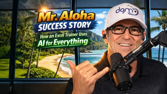Mr. Aloha Success Story: How an Excel Trainer Uses AI for Everything to Build everything in Zenler