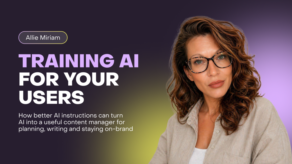 Allie on AI as Your Content Manager
