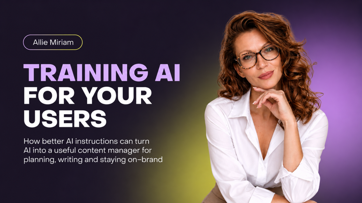 Allie on AI as Your Content Manager