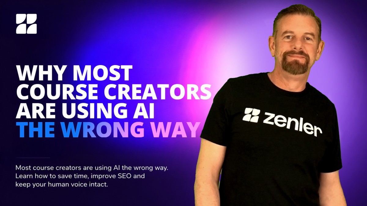 Why Most Course Creators Are Using AI the Wrong Way