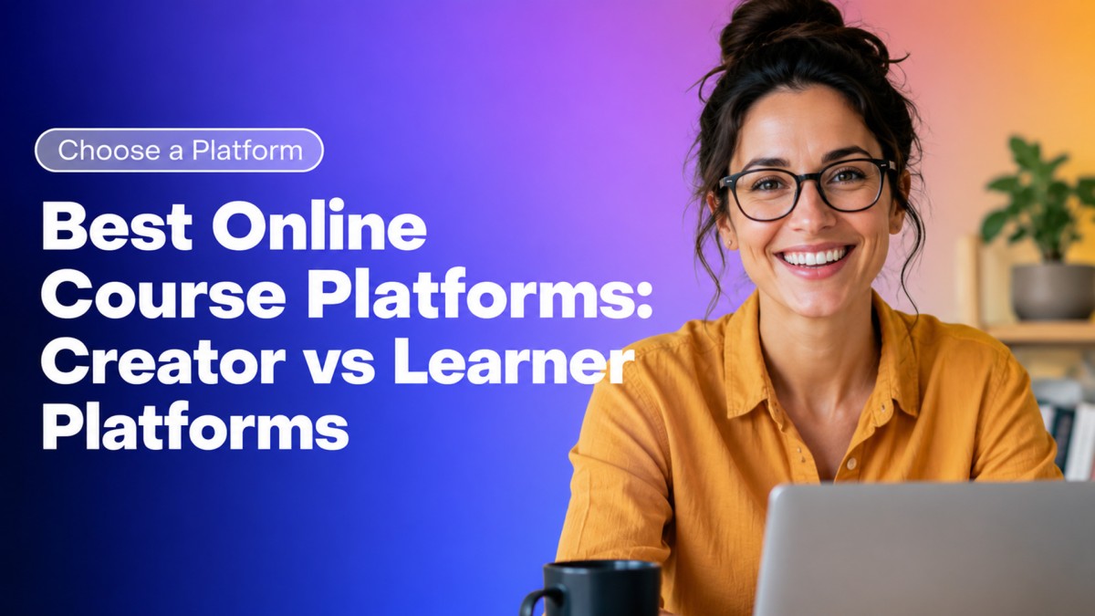 Best Online Course Platforms: Creator vs Learner Platforms