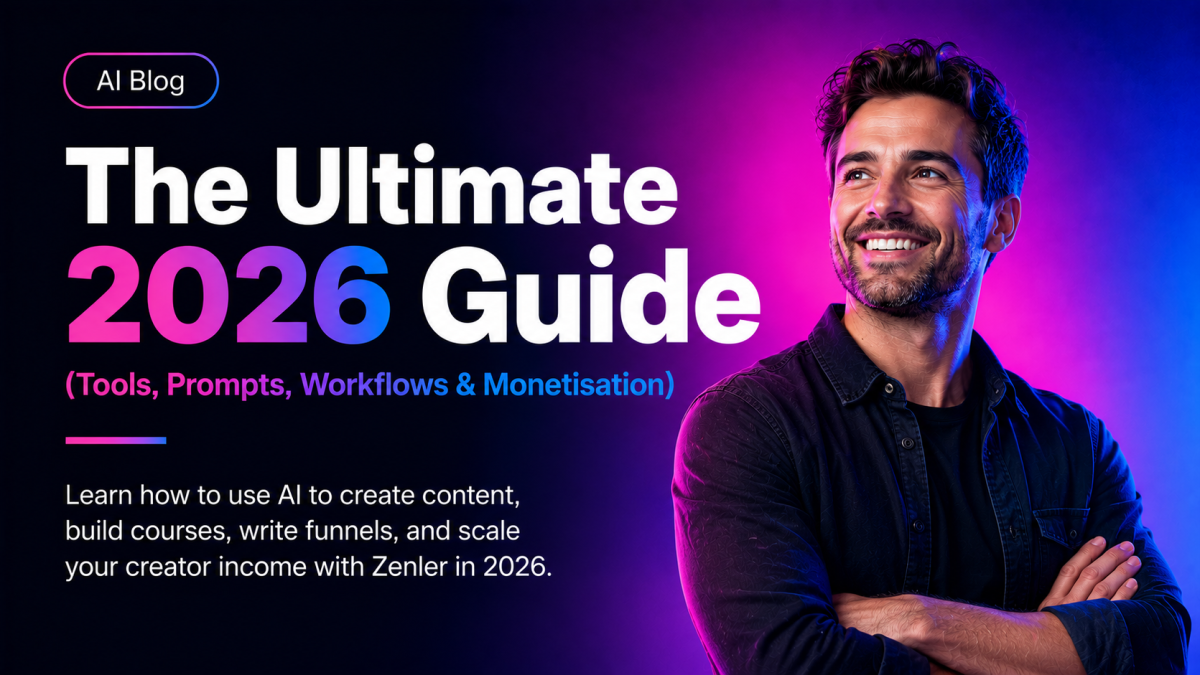AI for Creators: The Ultimate 2026 Guide (Tools, Prompts, Workflows & Monetisation)