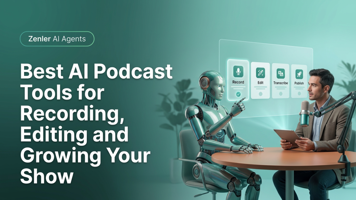 Best AI Podcast Tools for Recording, Editing and Growing Your Show