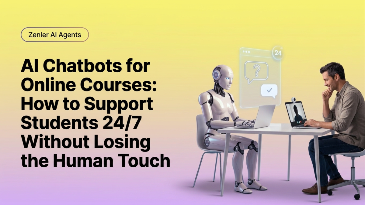 AI Chatbots for Online Courses: How to Support Students 24/7 Without Losing the Human Touch