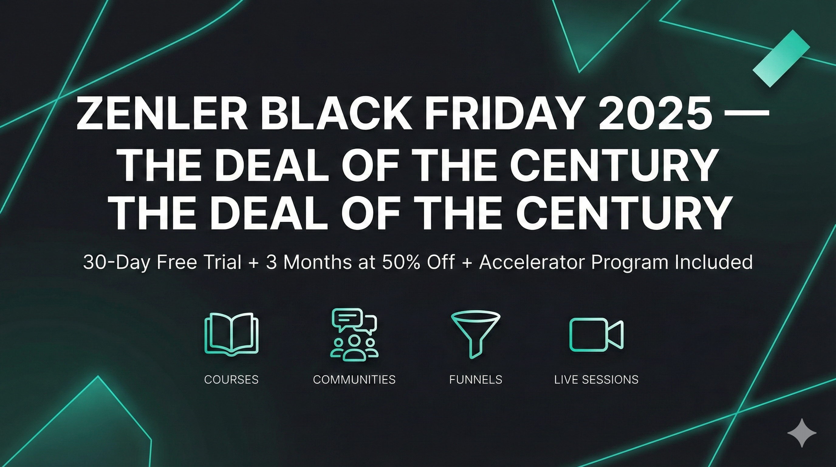 Zenler Black Friday 2025 Offer Archive for Course Creators
