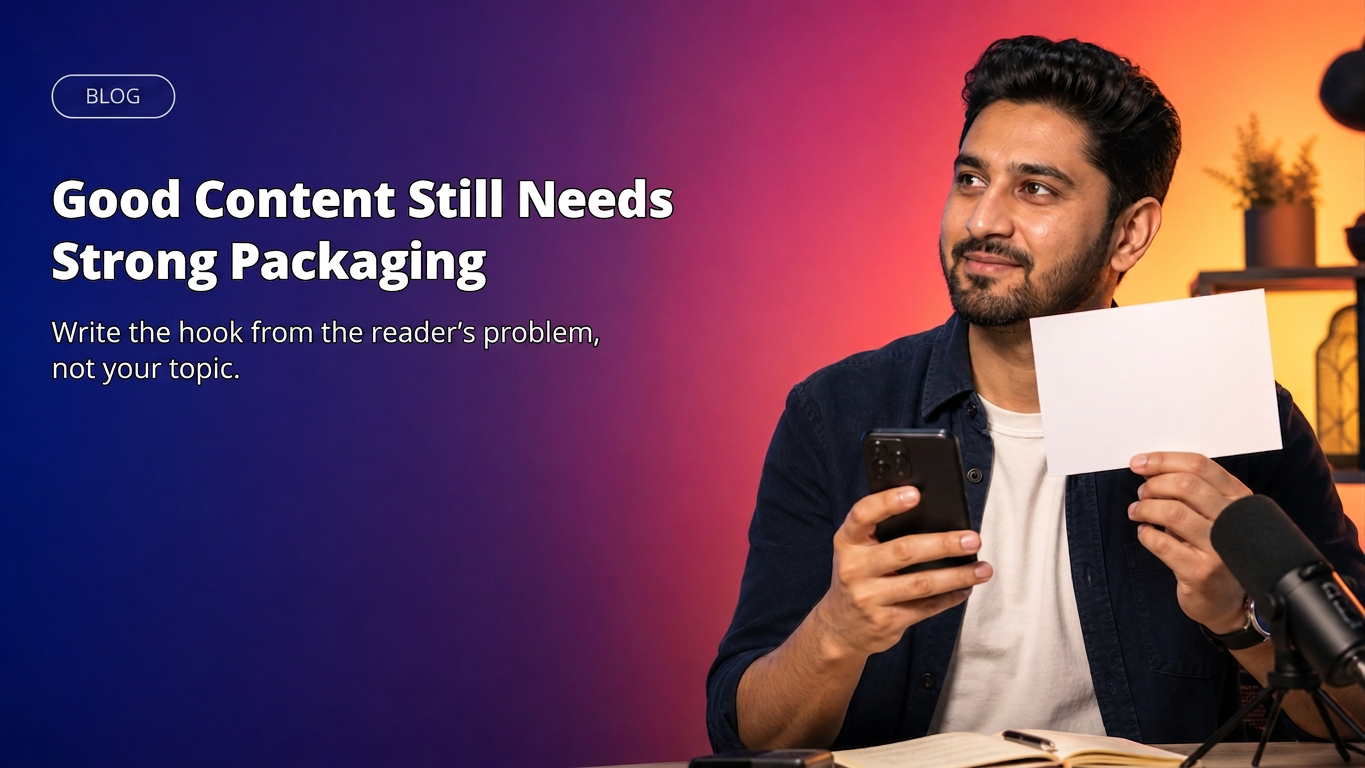 Good Content Still Needs Strong Packaging