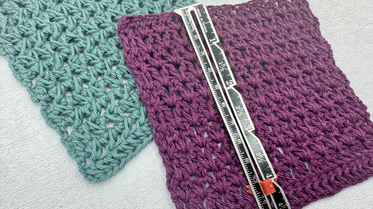 What is a crochet swatch?