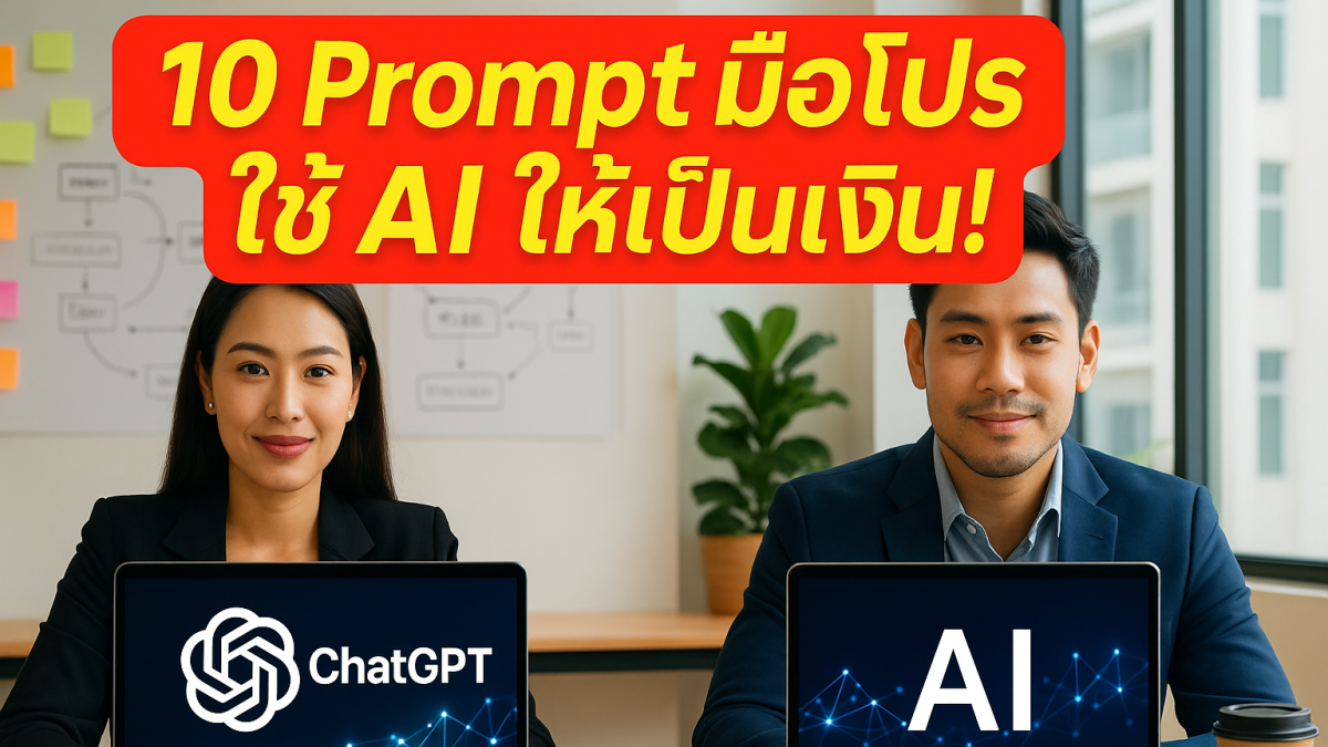 10 คำสั่ง Prompt ระดับมือโปร สำหรับใช้กับ ChatGPT เพื่อผลลัพธ์ระดับ AI Expert