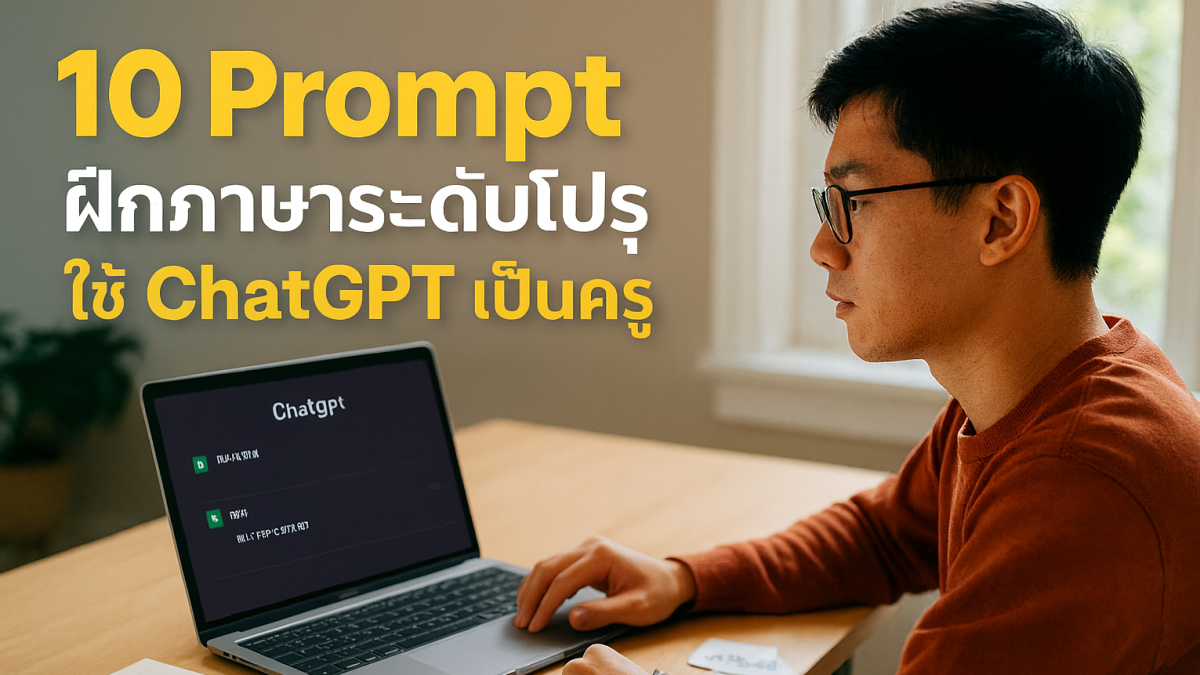 10 Prompt ระดับเทพ! ฝึกภาษาญี่ปุ่น-จีน-อังกฤษด้วย ChatGPT แบบที่ครูยังทึ่ง