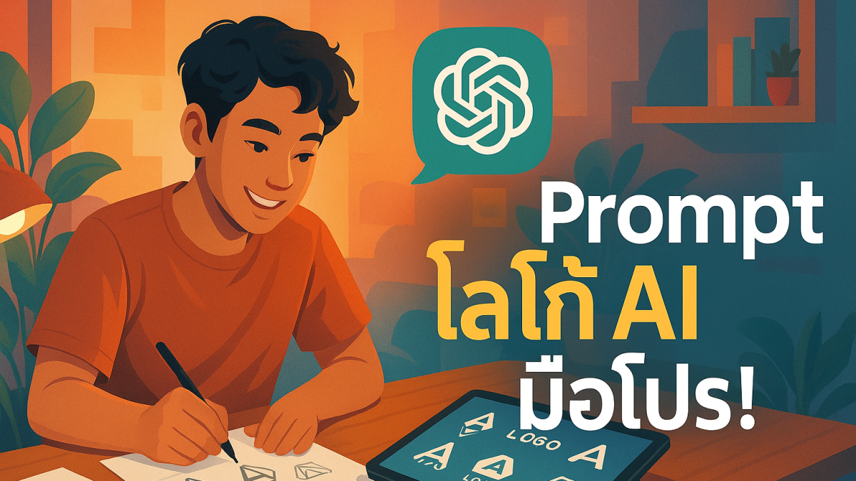 9 คำสั่ง Prompt ขั้นเทพ! ใช้ ChatGPT ออกแบบโลโก้ AI ได้เหมือนมืออาชีพ