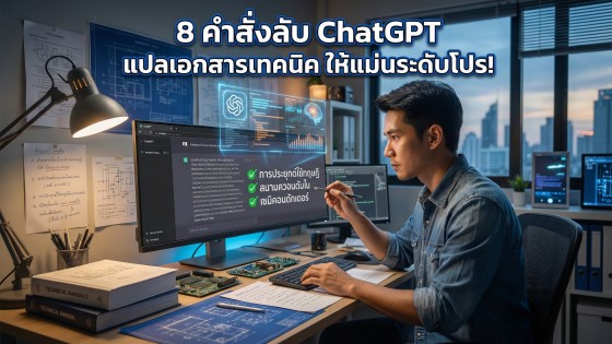 8 คำสั่ง ChatGPT แปลเอกสารทางเทคนิค ให้แม่นยำระดับมืออาชีพ