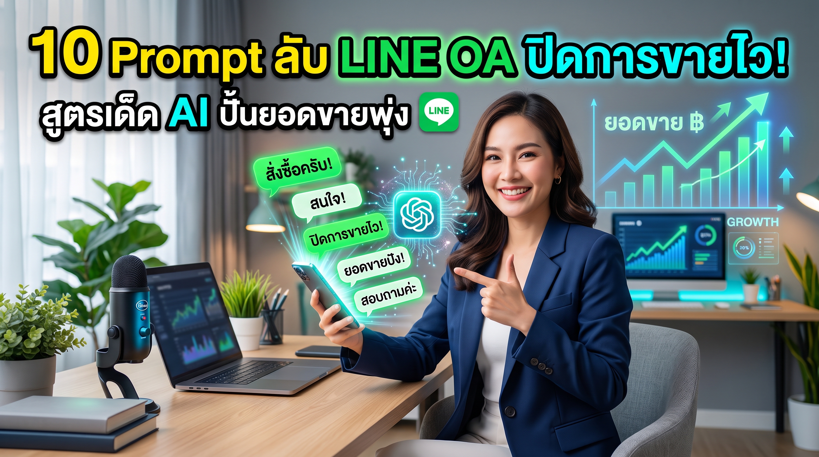แจก 10 คำสั่ง Prompt ChatGPT สำหรับ LINE OA ขั้นเทพ ฉบับจับมือทำ ช่วย ...