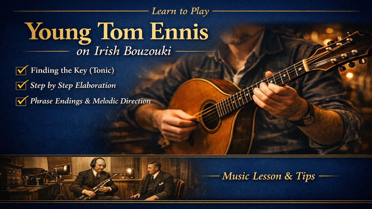 How to Accompany Irish Music (Young Tom Ennis) on Irish Bouzouki