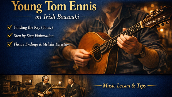How to Accompany Irish Music (Young Tom Ennis) on Irish Bouzouki