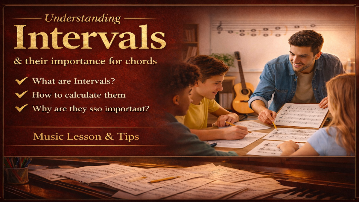 Music Theory for Beginners: How to Understand and Calculate Intervals (Complete Guide)